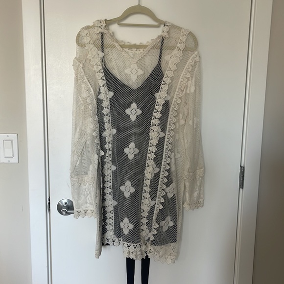 Make Crochet Mini Dress SIZE 3 - Picture 3 of 3